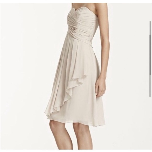 David's Bridal Clover Green Dress - Picture 16 of 16